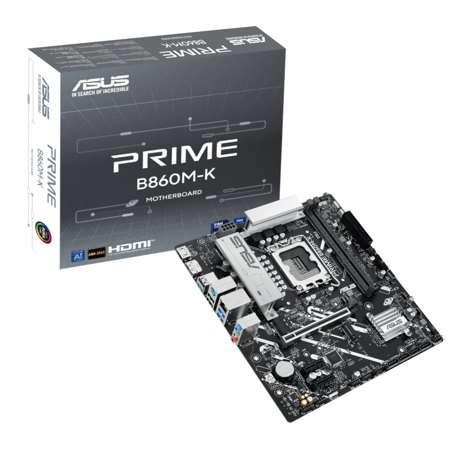 Asus Prime B860M-K Intel LGA1851 M-ATX Motherboard