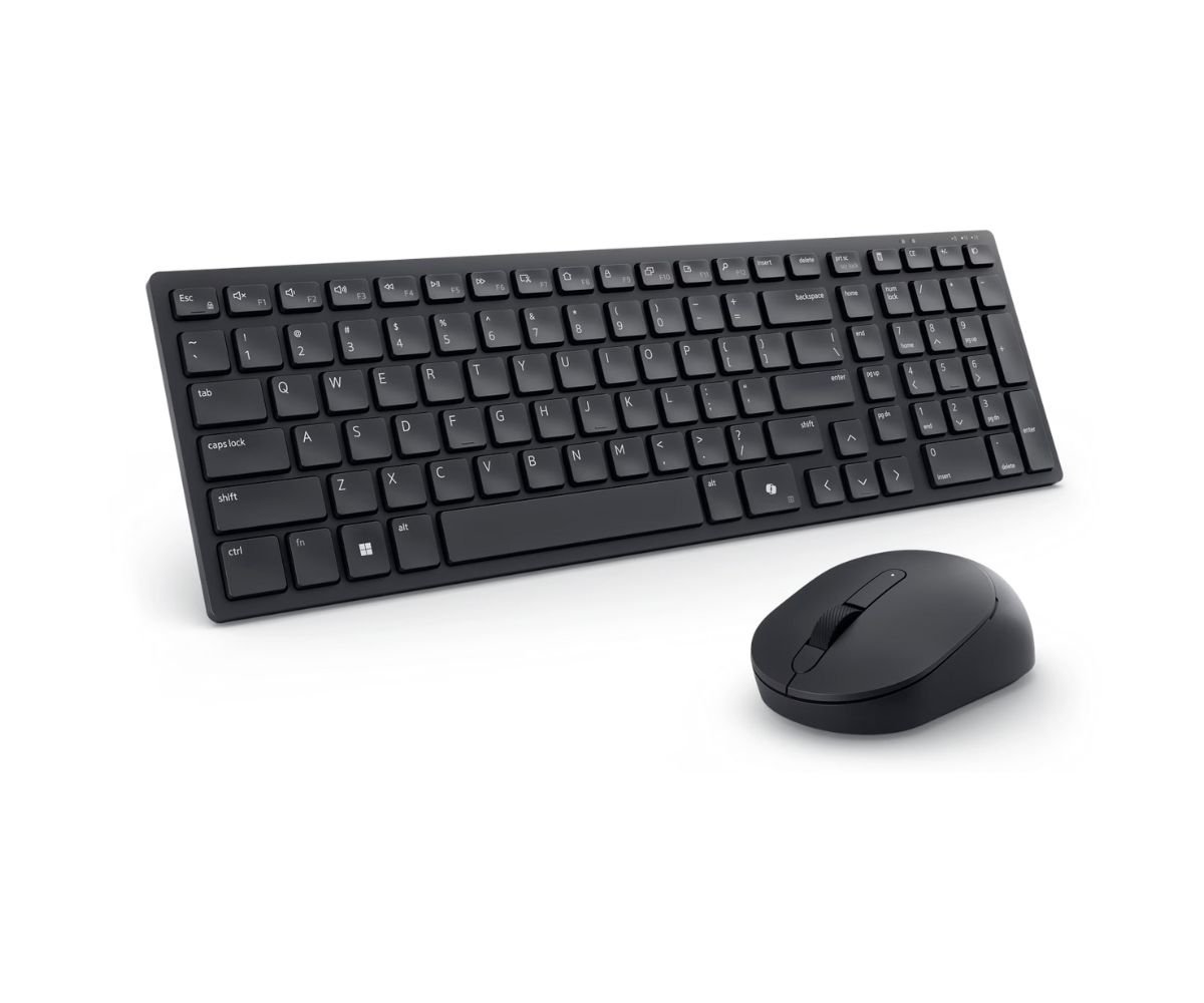 Dell Pro Compact Silent Keyboard and Mouse - KM555 - US International (QWERTY)